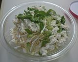 大量キャベツともやしのエアリー豆腐焼き作り方1写真