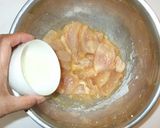 鶏むね肉カボチャ玉ねぎのドレッシング焼き作り方4写真