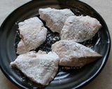 コッテリ美味しい！もうかさめの照り焼き作り方1写真