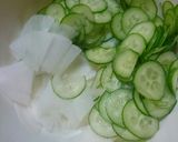 きゅうりと大根の醤油糀和え作り方1写真