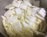 簡単おかず！さきいかで白菜の煮浸し作り方1写真