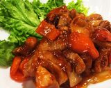 蒸し焼きでかんたん！胡桃入り酢鶏作り方7写真