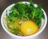 かいわれ卵のポン酢蒸し☆作り方1写真