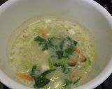 絶賛！給食レシピ　豆乳元気アップ汁作り方11写真
