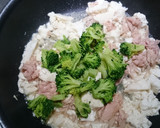 簡単!豆腐とﾂﾅの卵とじ*糖質制限用*作り方3写真