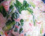 チンゲン菜のクリーム煮作り方4写真