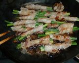 アスパラの肉巻きしょうが焼き作り方6写真