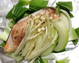 鮭のしょうゆバターホイル焼き作り方3写真