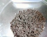 楽々バレンタイン♡チョコがけロールケーキ作り方1写真