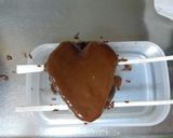 楽々バレンタイン♡チョコがけロールケーキ作り方11写真