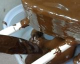 楽々バレンタイン♡チョコがけロールケーキ作り方13写真
