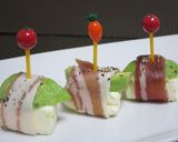 アボカドとクリームチーズのパンチェッタ巻作り方4写真