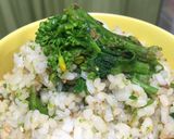 菜の花ご飯 からし和えのリメイク作り方6写真