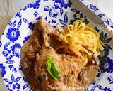 バレンタインに♡鶏肉のポルチーニ煮込み作り方12写真