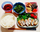 簡単☆ささみの梅しそはさみ焼作り方6写真