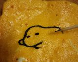 キャラ弁当 卵で作るぐでたま作り方2写真