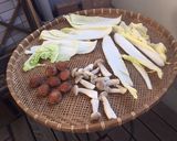 簡単お鍋☆干し野菜と鮭のあったか味噌鍋作り方1写真