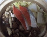 簡単お鍋☆干し野菜と鮭のあったか味噌鍋作り方5写真