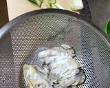 カキとチンゲン菜の塩ラーメン 男の自炊作り方1写真