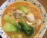 カキとチンゲン菜の塩ラーメン 男の自炊作り方3写真
