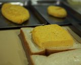 オムレツのサンドイッチ チーズ&プレーン作り方2写真