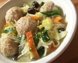 鶏団子 塩ちゃんこラーメン作り方6写真