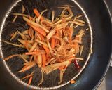 カフェ丼 きんぴらベーコンアボカド作り方2写真