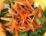 カフェ丼 きんぴらベーコンアボカド作り方4写真