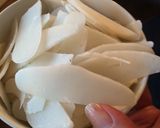 野草を楽しむ～ハコベたっぷり餅ピザ作り方1写真