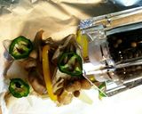 鱈と茸のバジルチーズホイル焼き作り方7写真