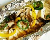 鱈と茸のバジルチーズホイル焼き作り方12写真