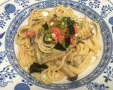 【パスタ】明太子クリームパスタ作り方6写真