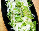 新玉ねぎと水菜のじゃこ豆腐サラダ作り方4写真