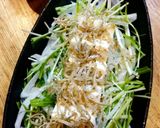新玉ねぎと水菜のじゃこ豆腐サラダ作り方6写真