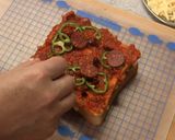 たっぷりたまごのピザトースト♪作り方4写真