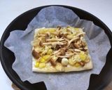 熱々ねぎ胡麻☆お餅ピザ作り方5写真