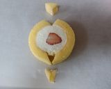 コンビニロールケーキでお手軽バレンタイン作り方4写真