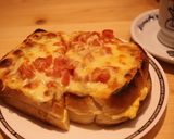 たっぷりたまごのピザトースト♪作り方8写真