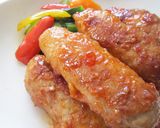 ご飯が進む♡さつま芋の照り照り肉巻き作り方5写真
