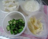 オクラと長いもの冷たいスープ作り方1写真