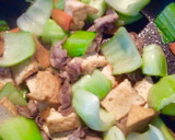 青梗菜と厚揚げの炒め煮作り方4写真