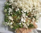 お鍋にどうぞ♪レンコン入り鶏団子作り方3写真