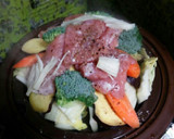 血管プラークダイエット食629（蒸し鍋）作り方1写真