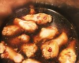 ホクホク蓮根と鶏手羽元のこっくり煮作り方2写真