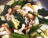 白菜と豚こまのサルサソース煮込み作り方4写真