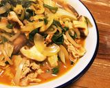 白菜と豚こまのサルサソース煮込み作り方6写真