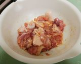 スタミナ満点！鶏肉のニンニク漬け唐揚げ作り方1写真