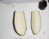 天婦羅用の茄子の切り方(末広茄子）簡単作り方2写真