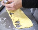 ホワイトデー 型抜きして焼くだけクッキー作り方3写真