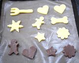 ホワイトデー 型抜きして焼くだけクッキー作り方4写真